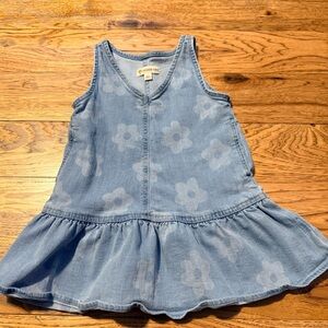 Tucker + Tate Denim Blue Floral Kids Casual Dress